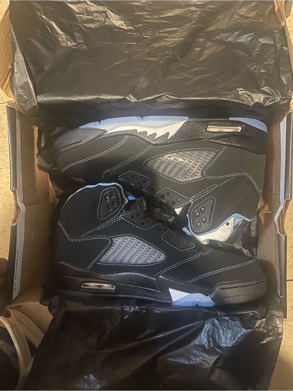 Men's Black Athletic Sneakers - Classic High-Top